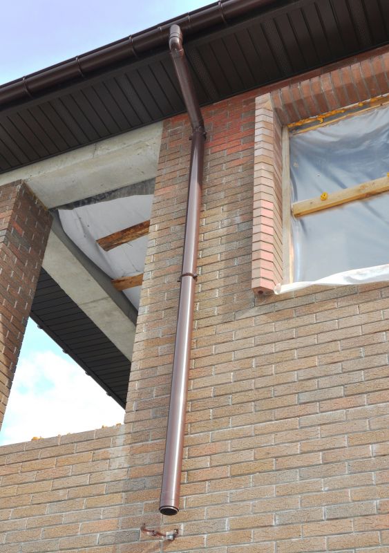 Barn Downspout Installation