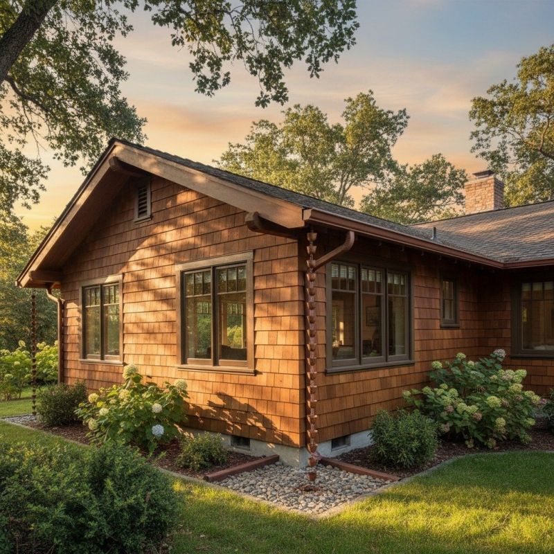 Wood Gutters Installation